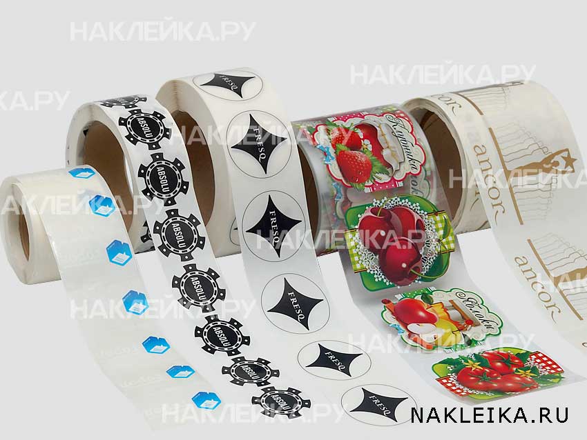 Прозрачные этикетки